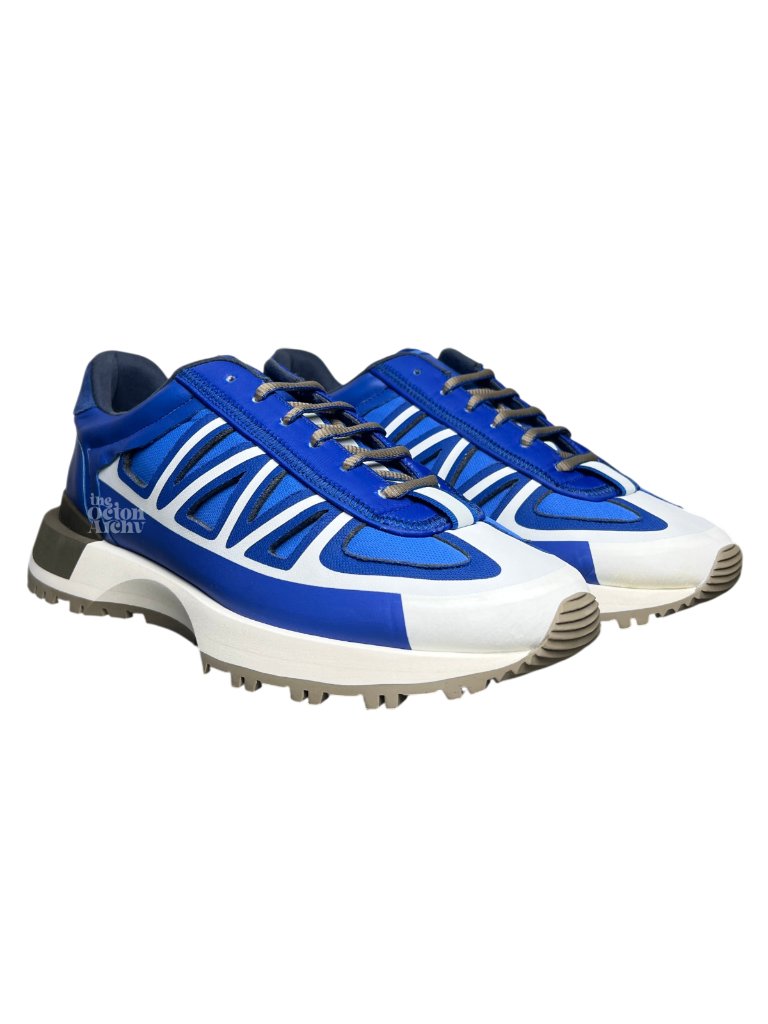 Maison Margiela 5050 Evolution Runner White Blue Ss57ws044 Brand New